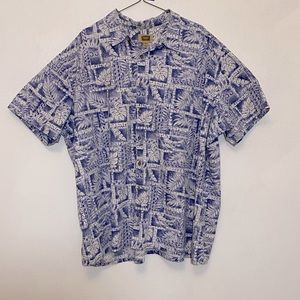 The Foundry Supply Co. MENS Hawaiian Graphic Print Short Sleeve Shirt sz 4XL